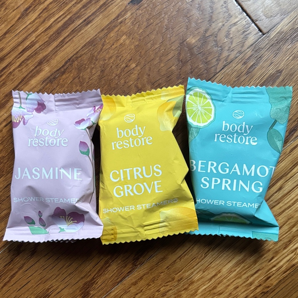 Body Restore Shower Steamers Set NWT